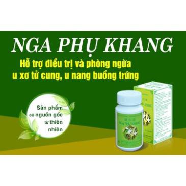 Nga Phụ Khang - viên uống ngừa u xơ tử cung , u nang buồng trứng (Hộp 60 Viên)