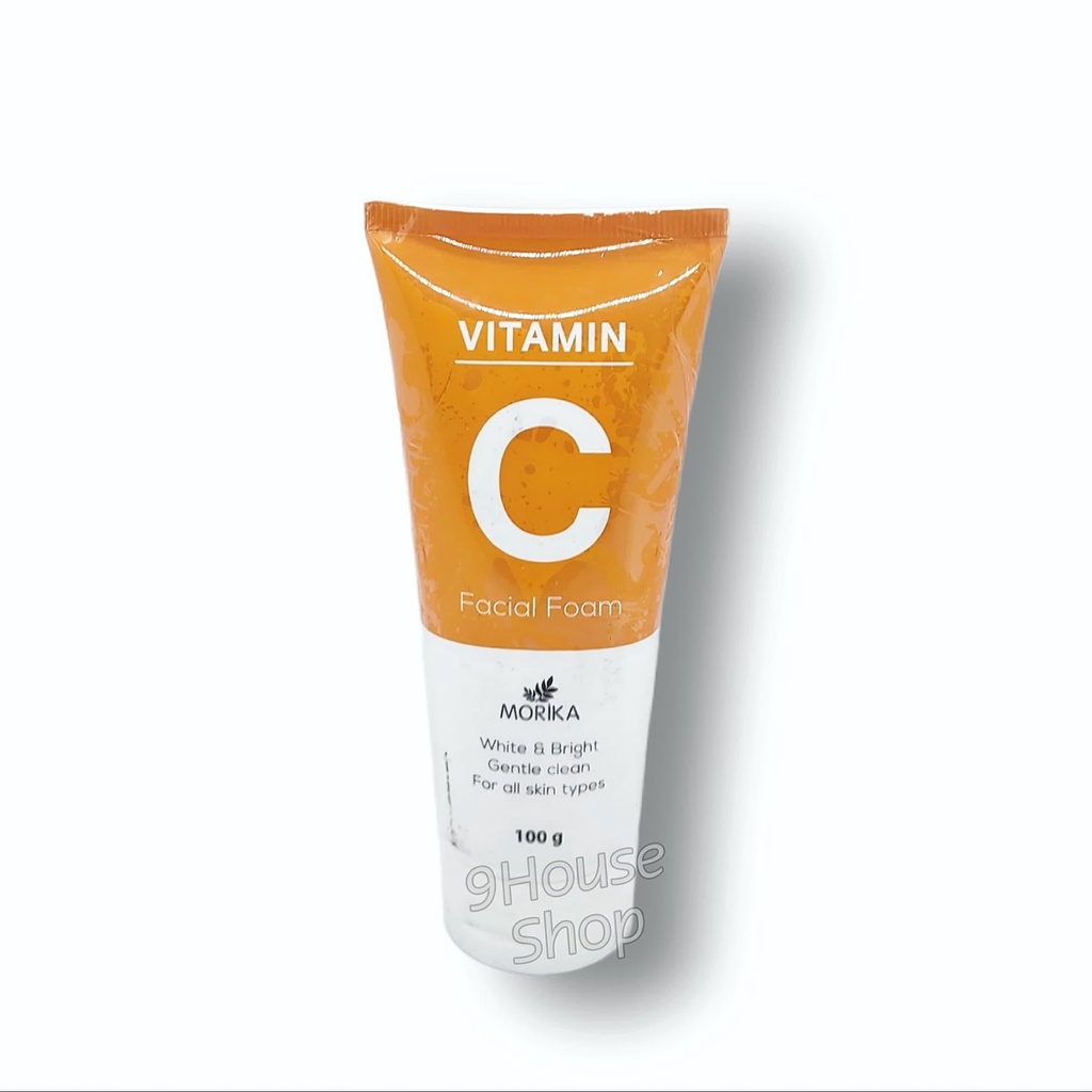 01 Sữa Rửa Mặt Trắng Da Vitamin C Morika Facial Foam Thái Lan 100gram