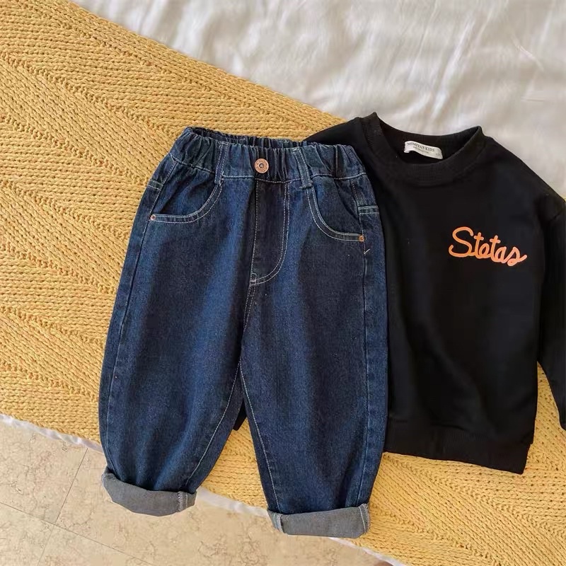 Quần Jeans Cao Cấp Cho Bé Phong Cách Q3