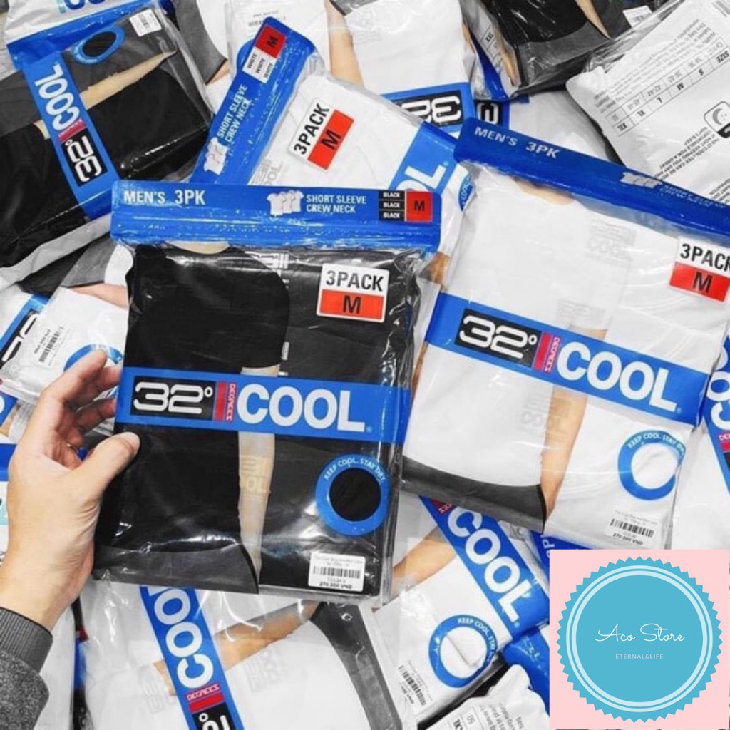 [Mã ACO01 giảm 10K đơn 100K] Áo Nam 32 Cool-Hàng Việt Nam Xuất Dư-COOL HIGHLIGHT Co Dãn 4 Chiều Tỏa Nhiệt