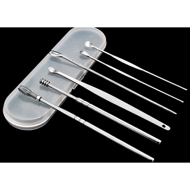 Bộ dụng cụ lấy ráy tai 6 món tiện lợi