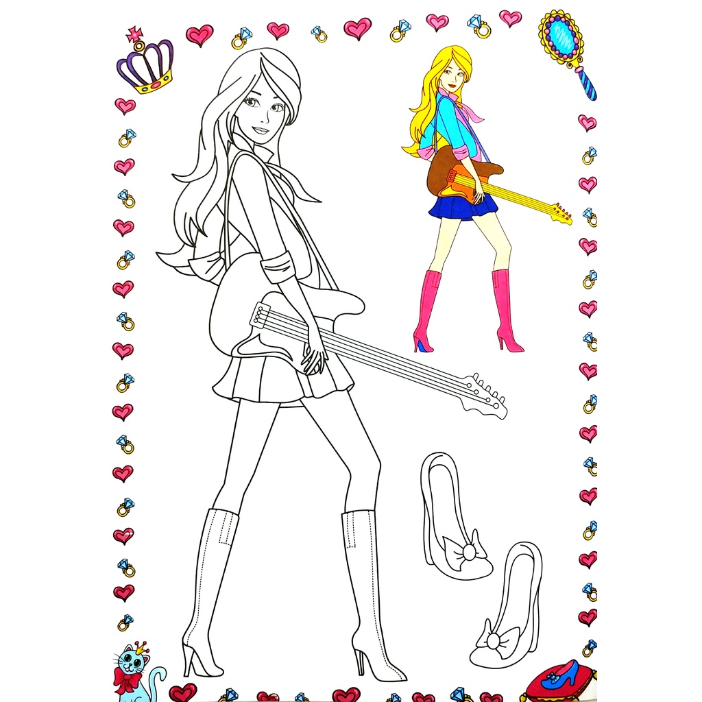 Sách Tô Màu Công Chúa Xinh Đẹp - Tập 7