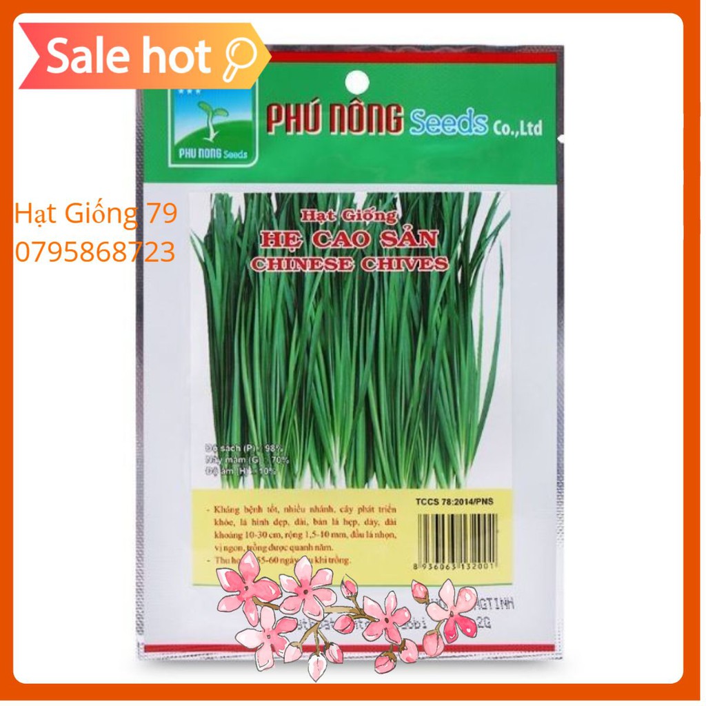 Hạt Giống Hẹ Phú Nông 2gr