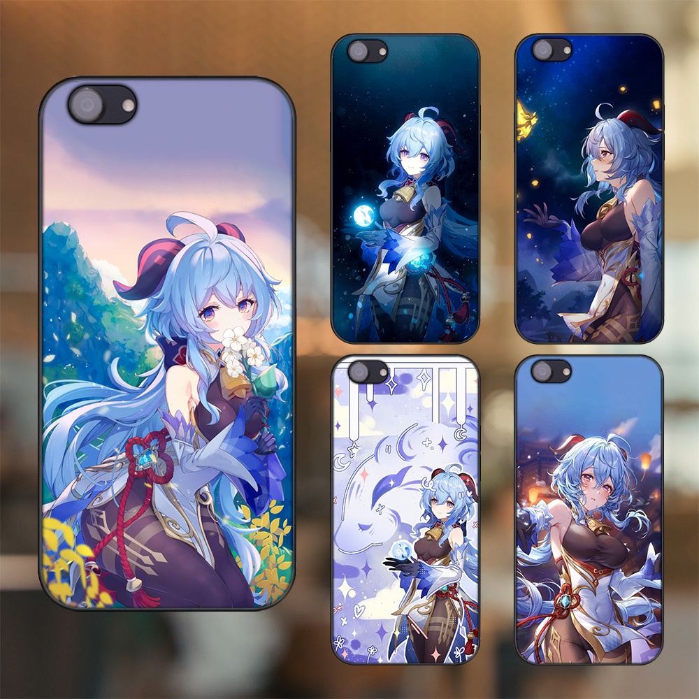 Ốp lưng Oppo F7 Youth viền đen in hình Ganyu Genshin Impact