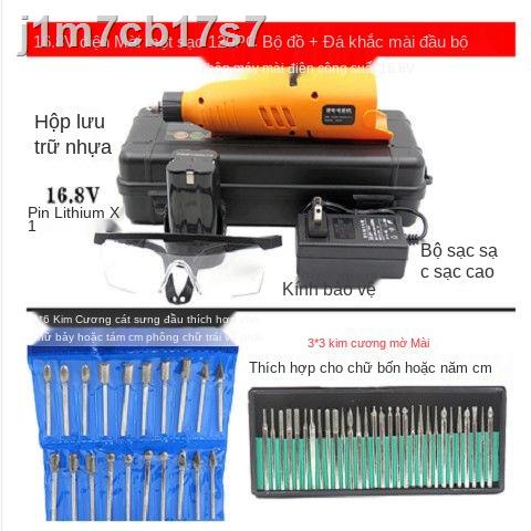 ♗♨⊕Máy mài điện dùng pin lithium có thể sạc lại, khoan mini, và đánh bóng cầm tay, điêu khắc đá thu nhỏ, sửa chữa lốp xe