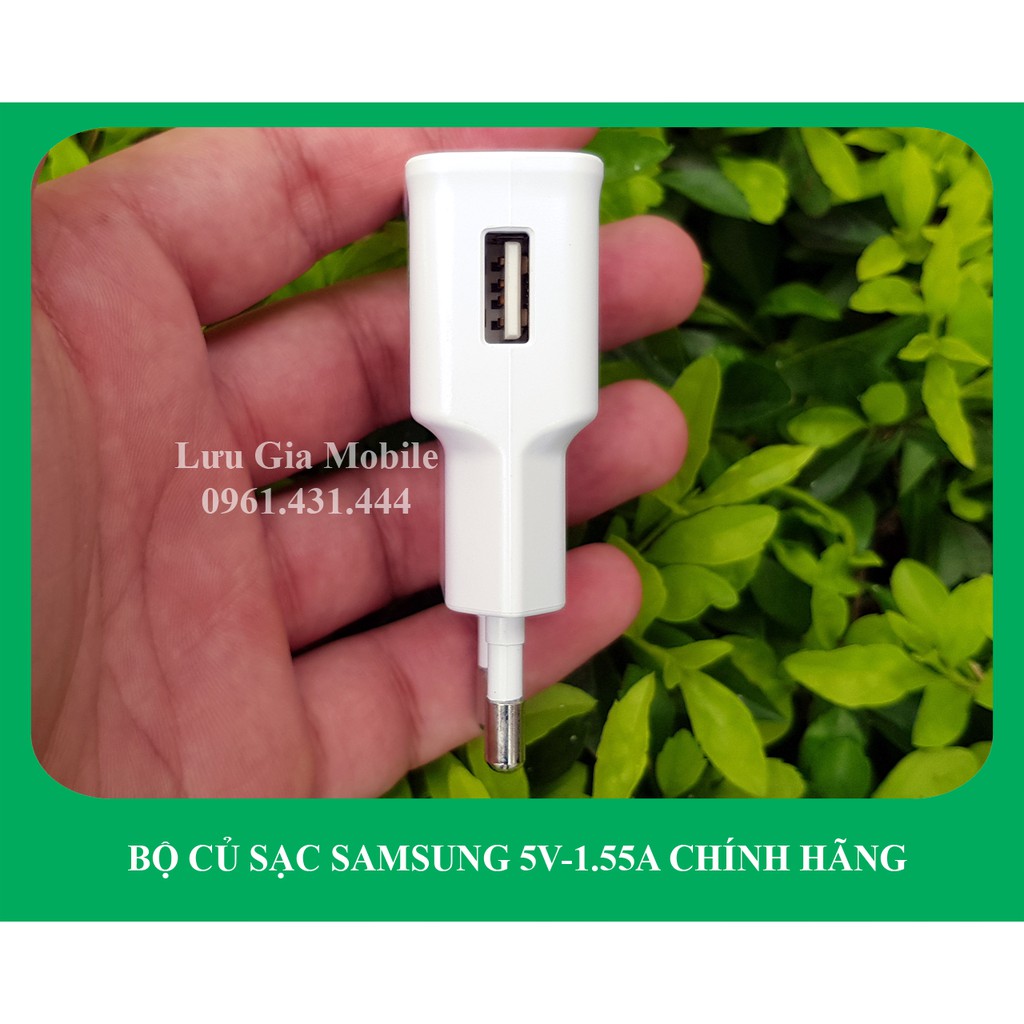 Bộ củ sạc Samsung A10 A10S chính hãng 5V - 1.55A