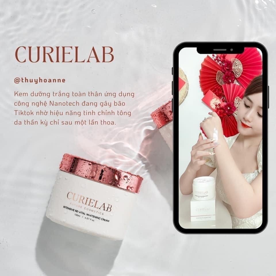 Kem dưỡng trắng body CurieLab Future Cosmetics - 150ml