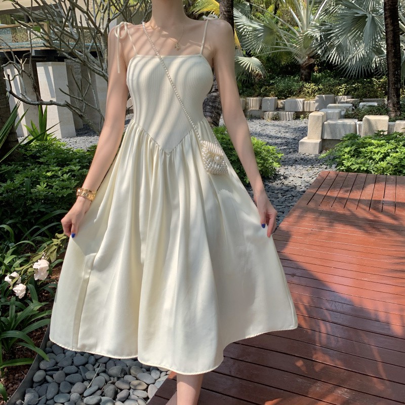 Đầm hai dây dáng xòe Emilyshop ulzzang