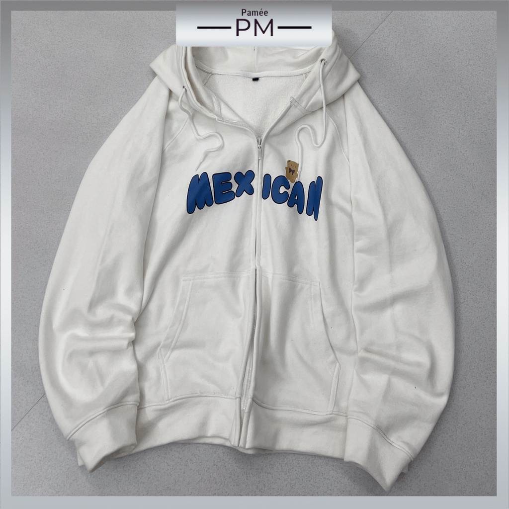 Áo Khoác Hoodie Zip Nam Nữ Unisex Mexican Oversize Form Rộng Phong Cách Ulzzang – Pamée