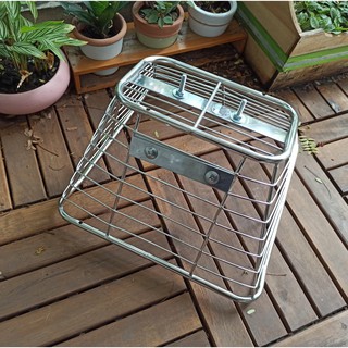 Rổ inox xe Dream / Cub