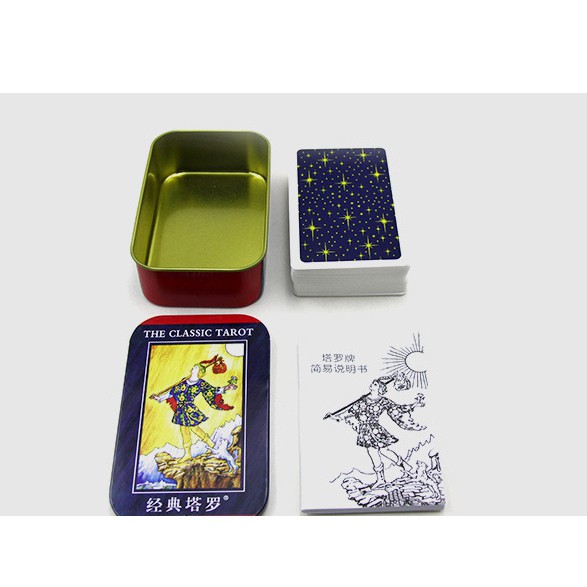 Bộ Bài Bói The Classic Tarot Hộp Sắt Cao Cấp