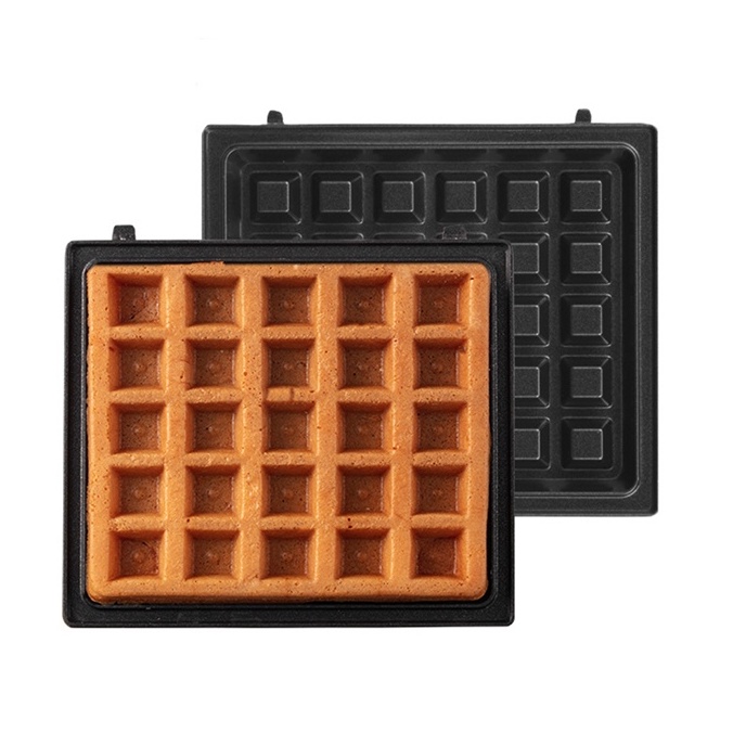 Bộ khuôn máy làm bánh waffle, bánh kẹp tổ ong Torsom Hàng loại 1