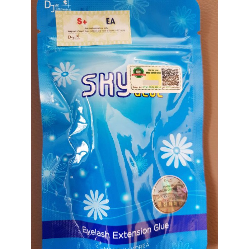 keo nối mi sky s+, dùng tạo fan, tập nối mi, nối mi volume,- dụng cụ nối mi