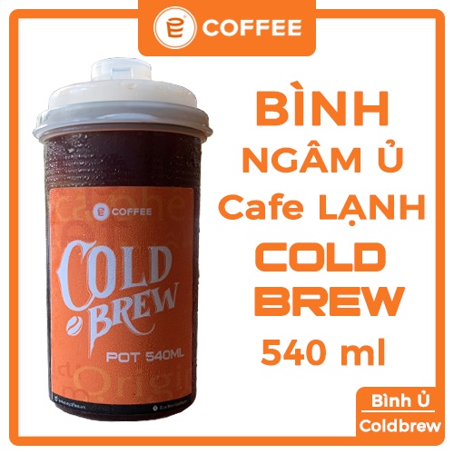 Bình ngâm Ủ cà phê cold brew 500ml có nắp đậy chống bay mùi cà phê và giữ hương vị cafe cực tốt từ Lifeup E COFFEE