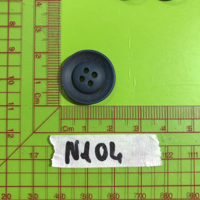 Combo 10 nút áo Đen N101-N104