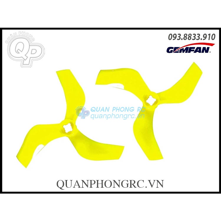 2 Cặp Cánh 3 Lá 3 inch GEMFAN D75 75mm 3 inch Micro Ducted