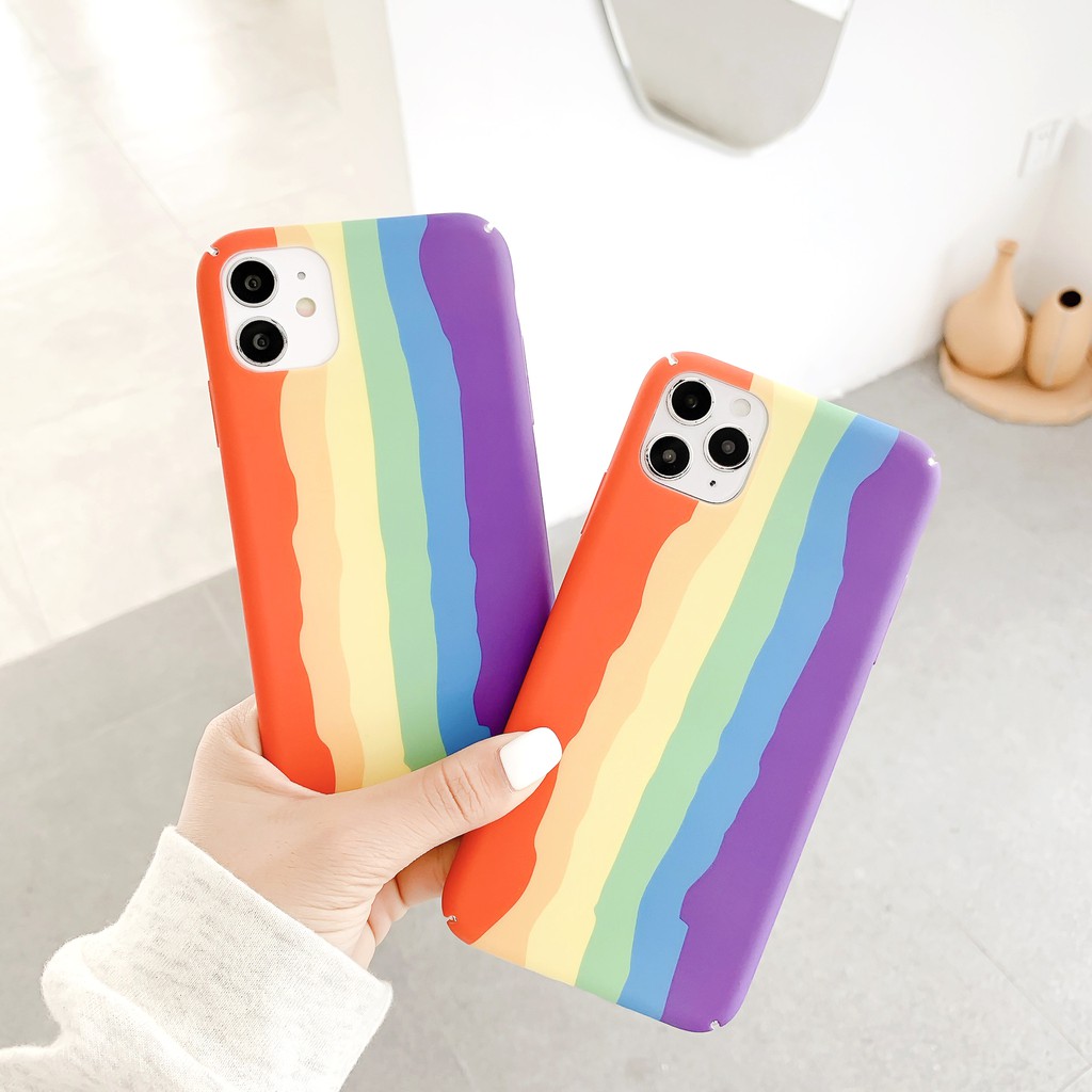 Ốp lưng iphone Cầu vồng sơn dầu cứng 6/6plus/6s/6splus/7/7plus/8/8plus/x/xr/xs/11/12/13/pro/max/plus/promax | BigBuy360 - bigbuy360.vn