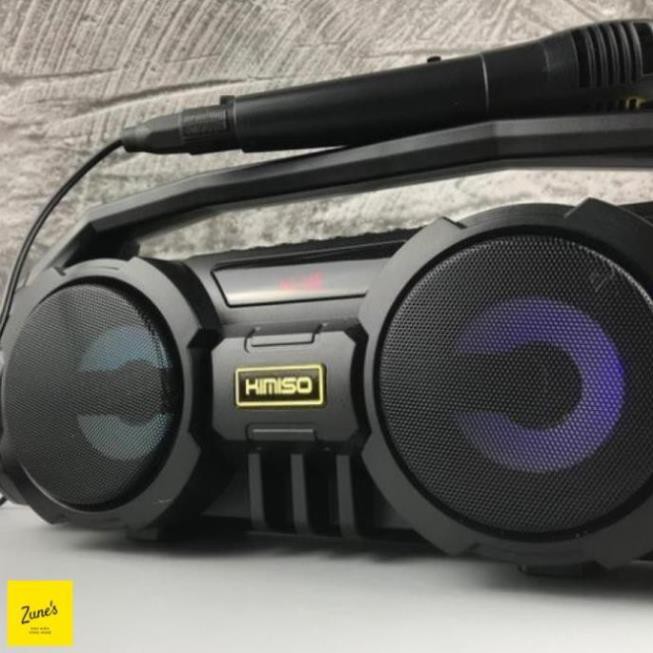 SIÊU SALE Loa Bluetooth Karaoke Xách Tay Kimiso KM S1 Tặng Kèm 1 míc hát có dây cắm trực tiếp âm bass hay