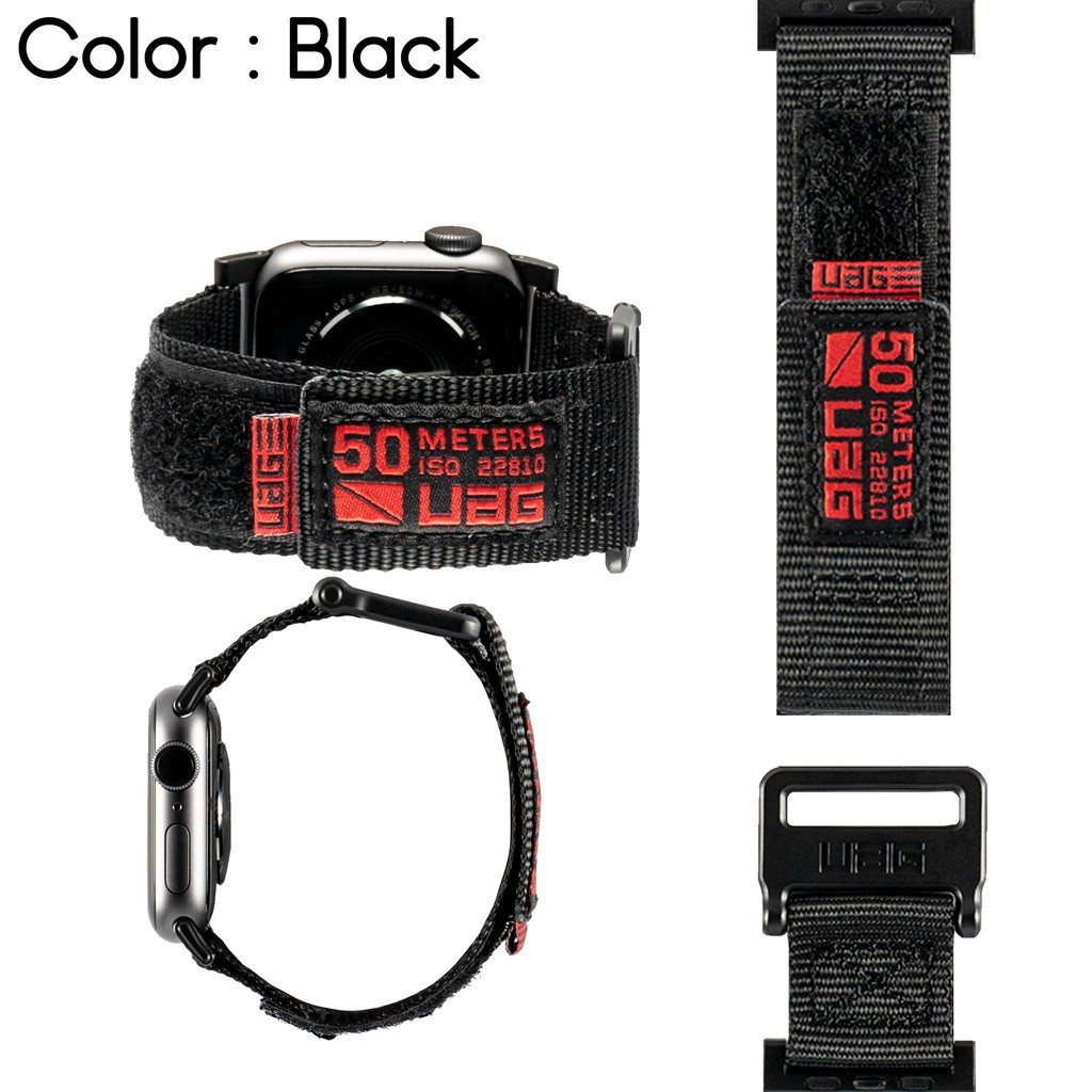 Dây đeo nylon UAG nhiều màu tùy chọn thích hợp cho Apple Watch 7 6 5 4 3 2 1 45mm/41mm 44mm / 42mm / 40mm / 38mm