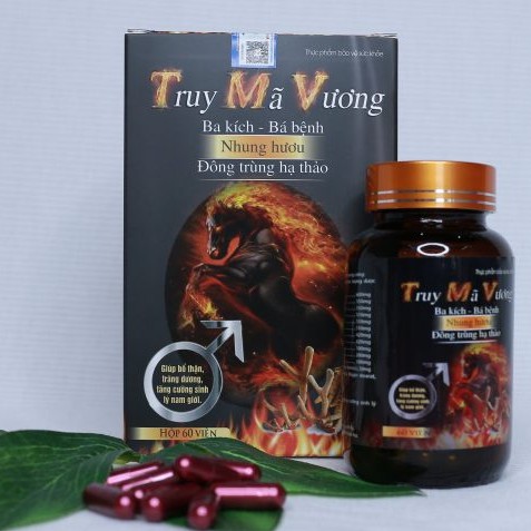 Truy Mã Vương – Hỗ trợ tăng cường sinh lý nam, bổ thận tráng dương, ngăn xuất tinh sớm (60 viên)
