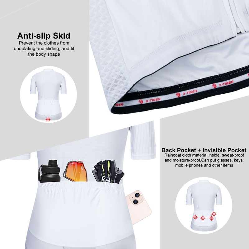 Áo thun X-TIGER tay ngắn thoáng khí thời trang đi xe đạp leo núi cho nữ