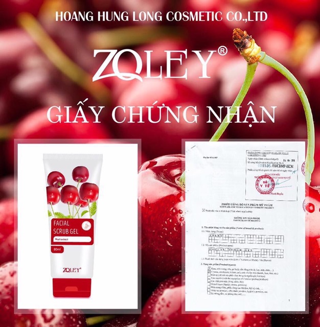 Tẩy tế bào chết Cherry Usa cho face