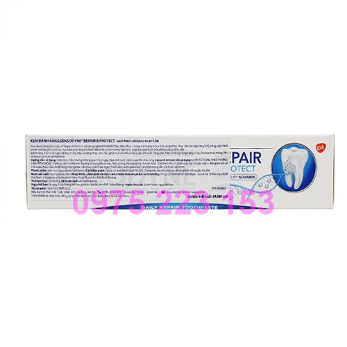 Kem đánh răng Sensodyne Daily Repair Protect Phục hồi răng nhạy cảm 100gr