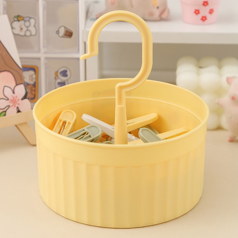 Set 24 Kẹp Nhựa Phơi Quần Áo Nhiều Màu Siêu Bền Kèm Hộp Đựng