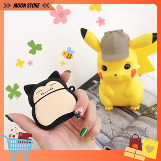 Case Airpods Pokemon Snorlax Cao Cấp - Vỏ Bao i9 i11 i12 i27 i100...