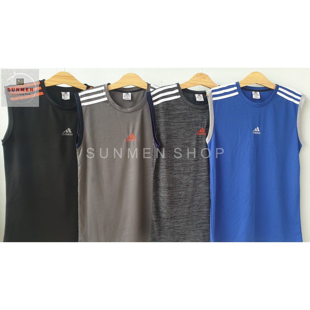 [HCM] Áo Thun Ba Lỗ Thể Thao Nam From Rộng Sát Nách Body SUNMEN Đủ size từ 45 - 80kg,phù hợp tập gym,mặc ở nhà,mặc ngủ