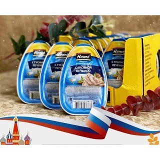 Pate ngỗng Hame của Nga hộp 105gr