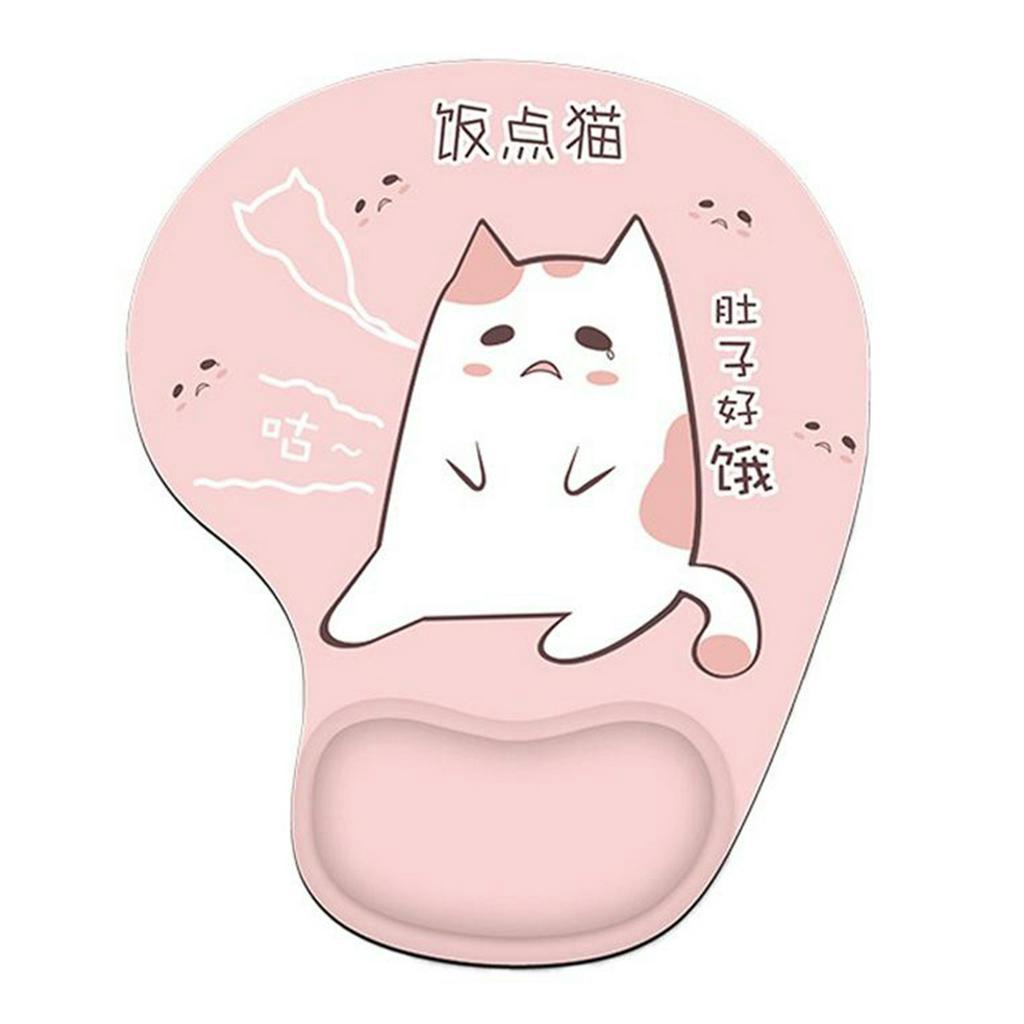 Bàn Di Chuột Thiết Kế Màu Pastel Hoạt Hình Dễ Thương Cho Nữ Đệm Tay Siêu Êm Chống Chai Mỏi Cổ Tay - Mouse Pad
