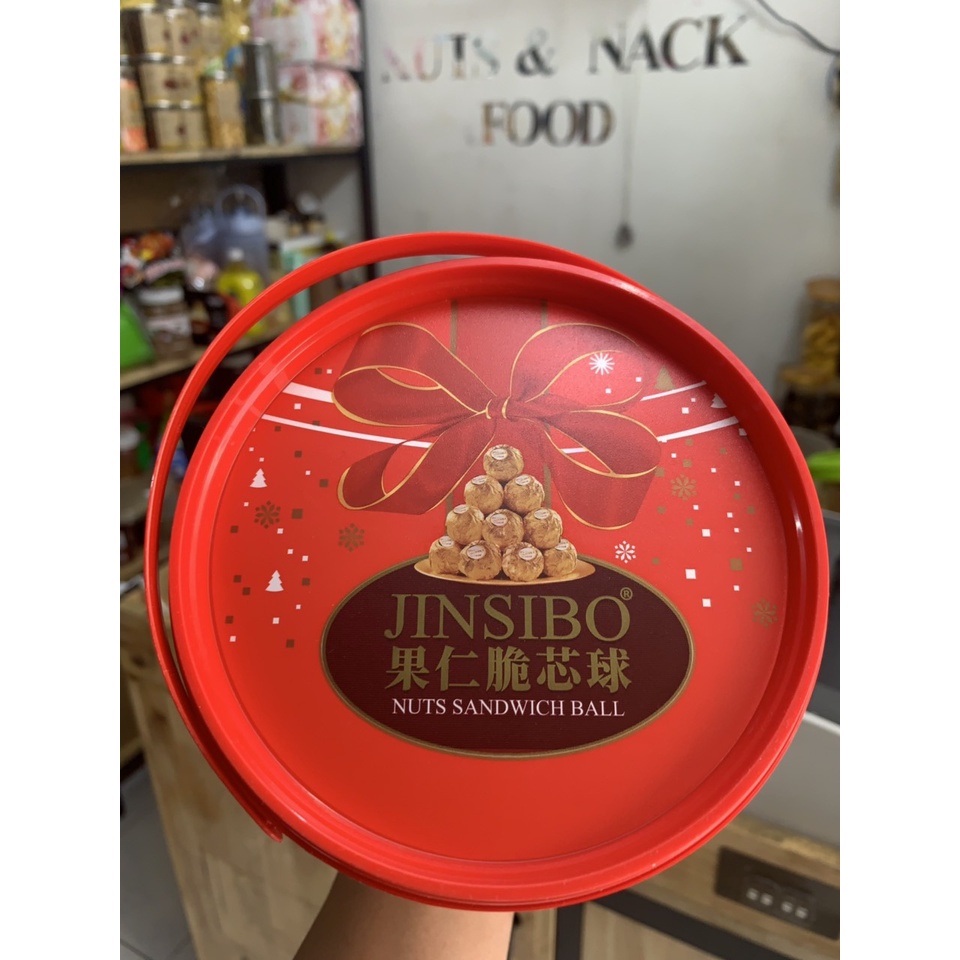 KẸO SOCOLA VIÊN XÔ 150gr JINSIBO TAIWANFOOD.SG