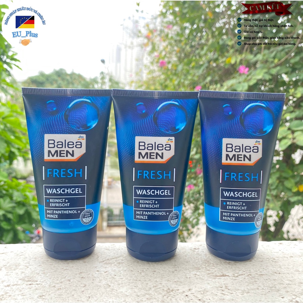 [HÀNG ĐỨC] Sữa rửa mặt cho Nam Balea men Đức dạng gel 150ml
