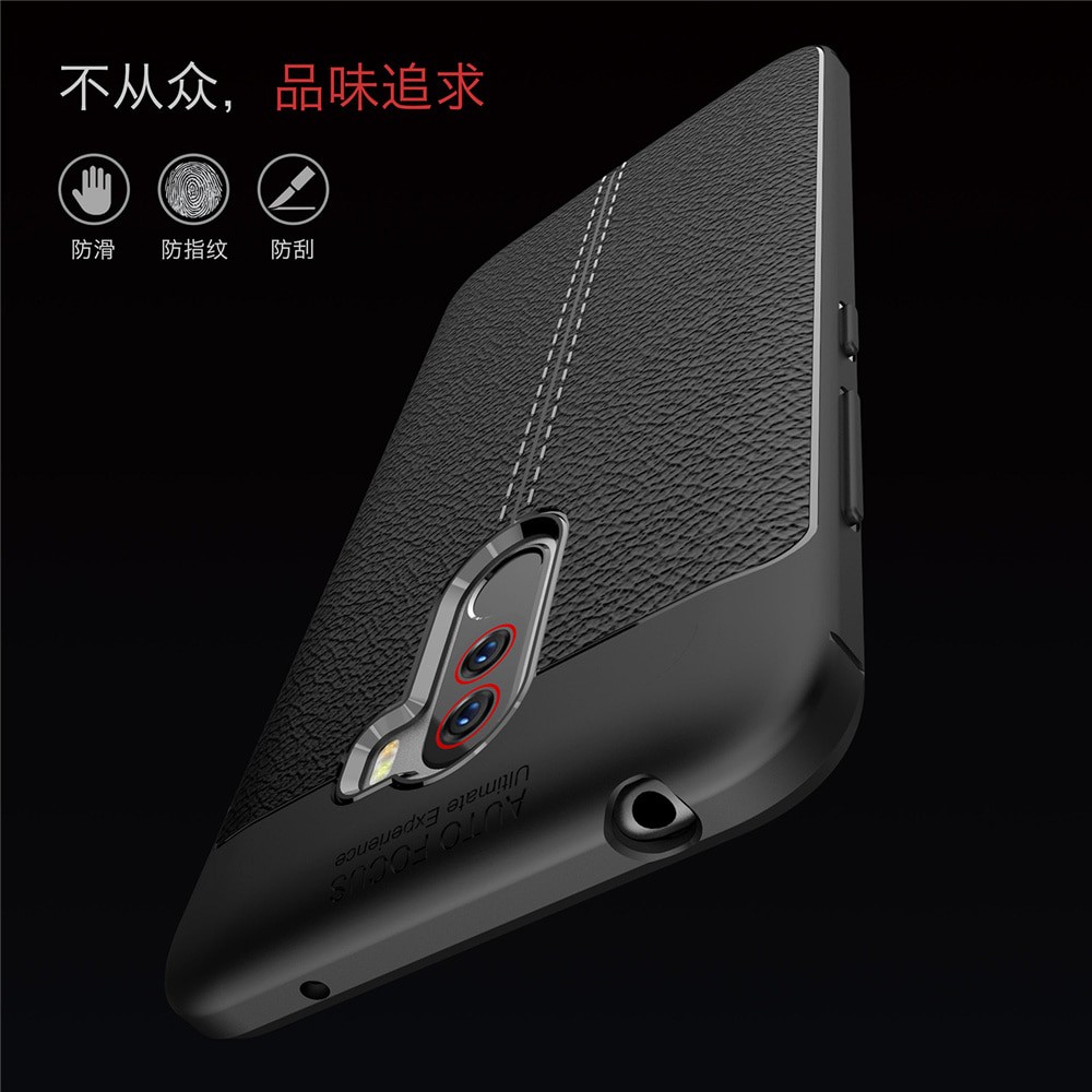 Ốp Lưng PocoPhone POCO F1 dẻo giả da chống sốc