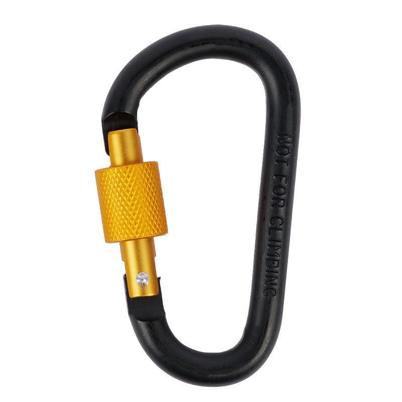 [CHỌN MÀU THEO SỞ THÍCH] Móc khóa Carabiner hình chữ D bằng hợp kim nhôm, móc khóa du lịch đa năng nhiều màu sắc.