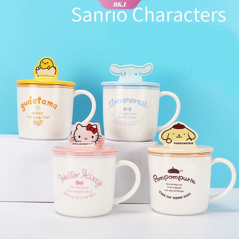 SANRIO Dễ Thương Cốc Sứ Uống Nước / Điện Thoại Di Động Họa Tiết Hoạt Hình Hello Kitty Đáng Yêu Ku2