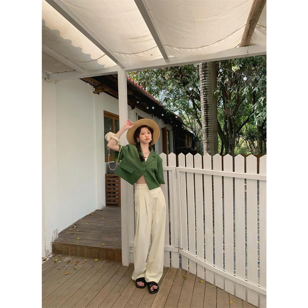 Áo Khoác Sơ Mi Ngắn Tay Phong Cách Mới Mùa Hè 51512