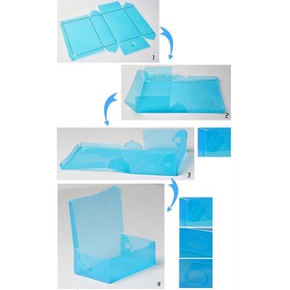 Bộ 3 hộp đựng giày trong suốt cao cấp