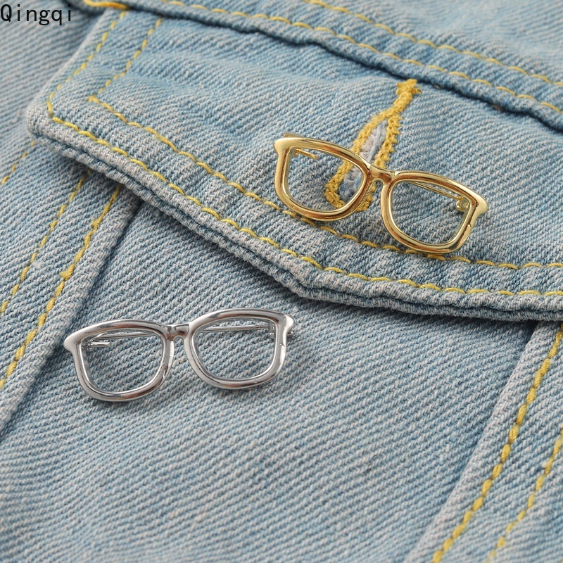 Ghim cài áo MISS ZOE hình mắt kính vui nhộn cá tính