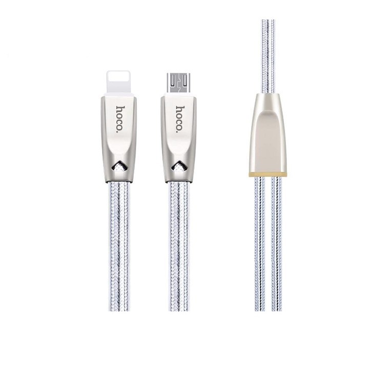 Dây Cáp Sạc Iphone  Hoco U9 Lightning Dài 2 - Đèn Led Hiển thị cực Chất - Sạc iphone, ipad Hàng chính hãng