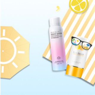 Maycreate - Xịt Chống Nắng Dưỡng Trắng Da Red Pomegranate Sunscreen Isolation Spray Shaking - Chai - 150ml