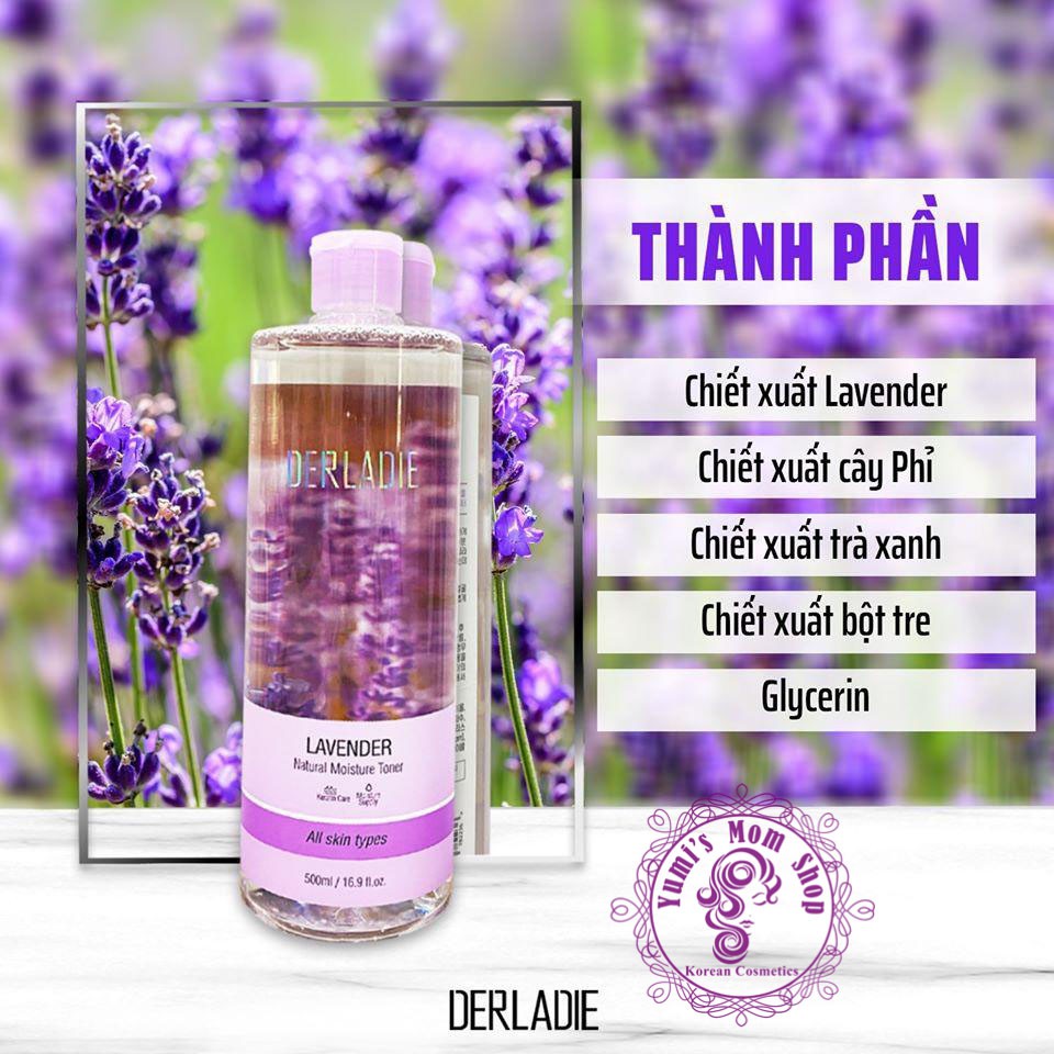 Nước hoa hồng Derladie LAVENDER Natural Moisture toner