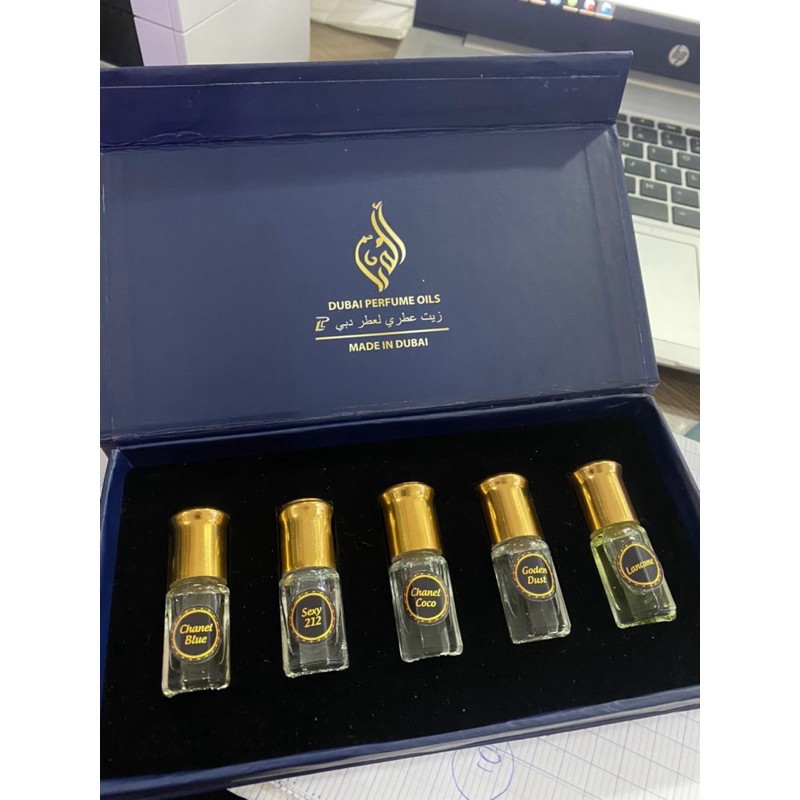 Set nước hoa 5 chai 3ml MS 100 | BigBuy360 - bigbuy360.vn