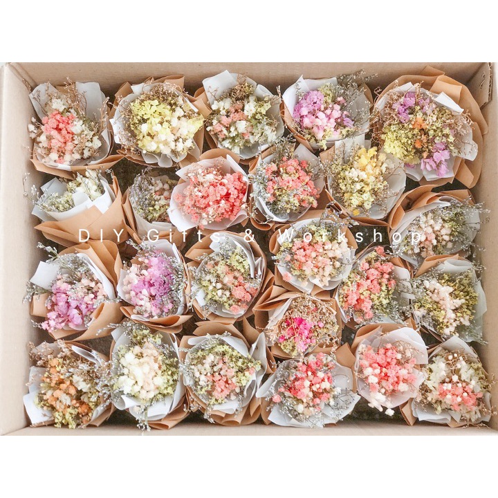 Bó hoa khô mini ướp hương dễ chịu