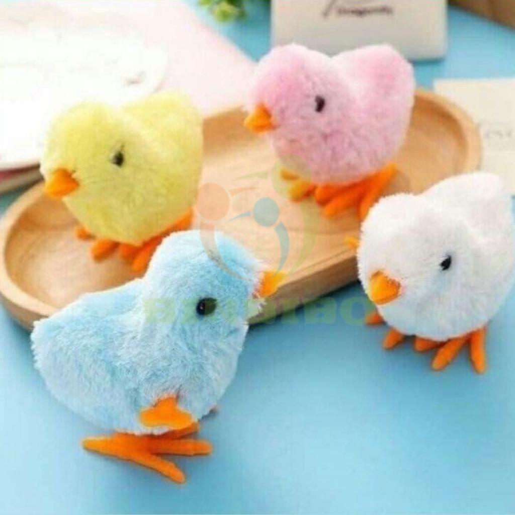 Gà con đồ chơi vặn cót biết nhảy lon ton vui nhộn cho bé