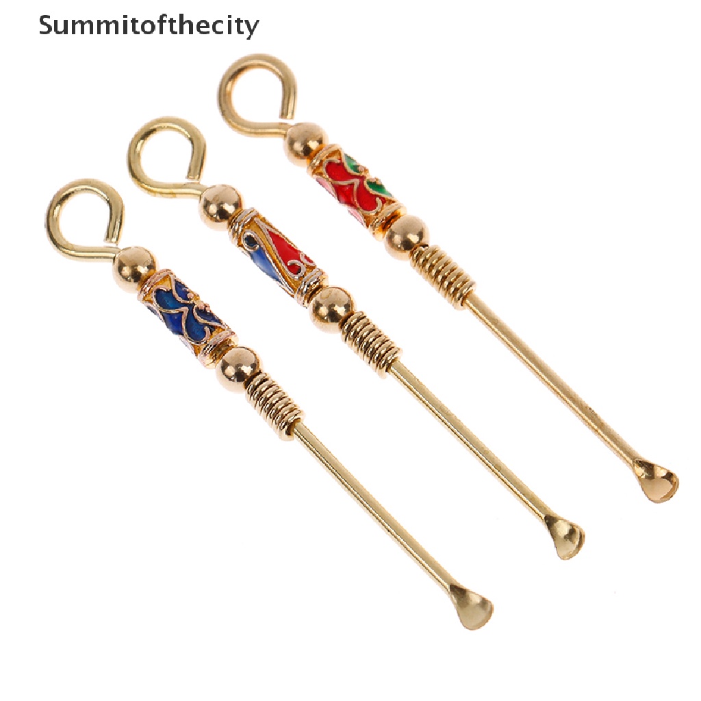 Summitofthecity Dụng Cụ Nhặt Tai Nghe Bằng Đồng Có Móc Khóa Xe Hơi / Móc Khóa Quà Tặng Cho Nam