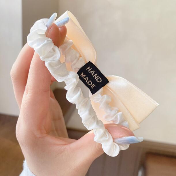 Dây Buộc Tóc Thắt Nơ Kiểu Hàn Quốc Dễ Phối Đồ Cho Nữ