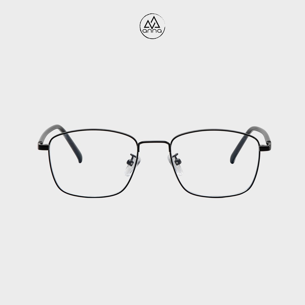 Gọng kính cận thời trang nam nữ ANNA dáng vuông chất liệu nhựa kết hợp kim loại 250KL031 | BigBuy360 - bigbuy360.vn
