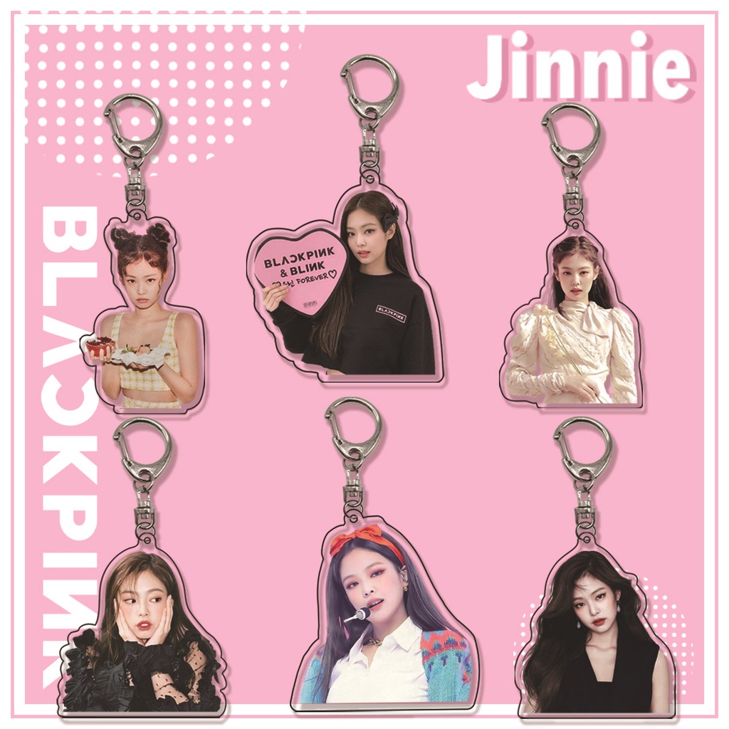 Móc khóa Thegioipuzzle JENNIE nhóm nhạc BLACKPINK phụ kiện trang trí